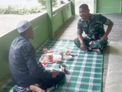 Pererat Silaturahmi, Babinsa Koramil 15/Tiro Jalin Komunikasi dengan Tokoh Agama