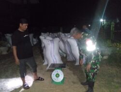Yakinkan Harga Gabah Rp. 6.500/Kg, Danramil-04/Paleteang Kodim 1404/Pinrang Terjun Langsung Pantau Penimbangan Gabah petani