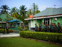 Dandim 0904/Paser Pimpin Apel Pagi Pasca Lebaran Idul Fitri 1446 H