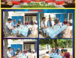 Babinsa Nagari Padang Bintungan Jalin Silaturahmi Pasca Lebaran Melalui Komsos
