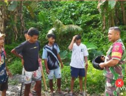 Gerak Cepat,Babinsa Waipia cegah Aksi Pungli
