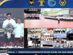 Semangat Baru Lapas Gorontalo: Apel Bersama Kemenko Awali Pelaksanaan Tugas