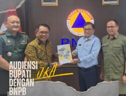 Bupati Padang Pariaman Bersama Dandim 0308/Pariaman Audiensi dengan BNPB Bahas Penanganan Bencana Dan Infrastruktur Rusak