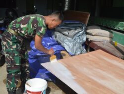 Karya Bakti Kodim 0904/Psr Wujudkan Asrama Putri Layak Huni