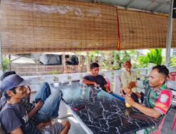 Babinsa Koramil 15/Tiro Perkuat Silaturahmi dan Pantau Situasi dan Kondisi Desa
