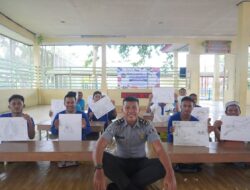 Warga Binaan Lapas Banjarbaru Asah Bakat dan Kreativitas Lewat Lomba Melukis HBP Ke-61