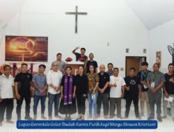 Lapas Gorontalo Gelar Ibadah Kamis Putih bagi Warga Binaan Kristiani