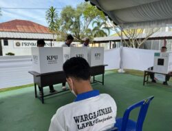 314 Warga Binaan Lapas Banjarbaru Gunakan Hak Pilihnya dalam PSU Pilwakot Banjarbaru 2024