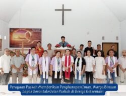 Perayaan Paskah Memberikan Pengharapan Iman, Warga Binaan Lapas Gorontalo Gelar Paskah di Gereja Getsemani