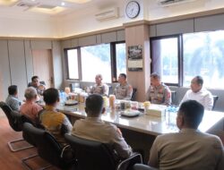 Tingkatkan Profesionalitas Personel, Wakapolda Gorontalo Terima Kunjungan Tim Puslitbang Polri