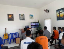 Momentum Memperbaiki Diri, Belasan Warga Binaan Lapas Banjarbaru Ikuti Ibadah Paskah dengan Penuh Kesungguhan