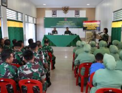 Wujudkan Mental Tangguh Bagi Prajurit Dan PNS Kodim 0907/Trk,Tim Bintaldam VI/Mlw Beri Penyuluhan