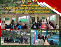 Kodim 0308/Pariaman Gelar Sosialisasi Dan Piknik Bersama Anak Panti Asuhan Aisyiyah
