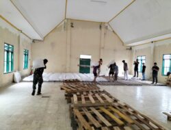 Gudang Yonif 721/Mks Ditinjau dan Dijadikan Tempat Penyimpanan Beras Milik Bulog Kabupaten Pinrang