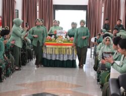 Korem 133/Nani Wartabone Gelar Peringatan HUT Ke-79 Persit Kartika Chandra Kirana Tahun 2025