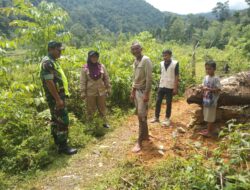 Babinsa dan PPL Bersinergi Dorong Produktivitas Lahan Tidur di Geumpang, Pidie