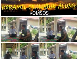 Babinsa Melaksanakan Kegiatan Komsos Perangkat Desa