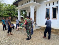 Babinsa Posramil Taduraya jalin komunikasi Sosial dengan warga binaan