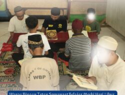 Warga Binaan Tetap Semangat Belajar Meski Hari Libur, Riyadhah Tetap Berjalan di Lapas Gorontalo