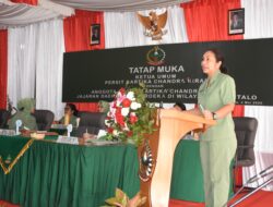Tatap Muka Ketua Umum Persit Kartika Chandra Kirana dengan Persit KCK Koorcab Rem 133 PD XIII Merdeka dan jajaran serta Persit Cabang LVI Brigif 22 dan jajarannya di Wilayah Gorontalo