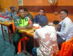 Babinsa Tangse Ajak Tokoh Masyarakat Peunalom II Perkuat Solidaritas Lewat Gotong Royong