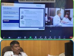 Kepala Bapas Kelas I Palu Ikuti Anev Kinerja Kemenimipas 2025, Fokus Peningkatan Pelayanan dan Reformasi Birokrasi