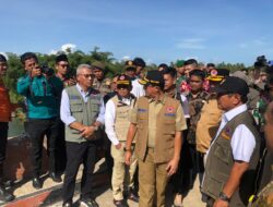 Dandim 0308/Pariaman Bersama Forkopimda Kab. Padang Pariaman Dampingi Kunjungan kerja Kepala BNPB Ke Wilayah Kabupaten Padang Pariaman