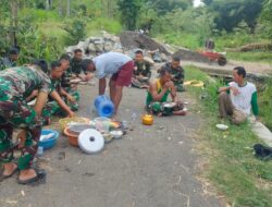 TMMD Ke-124 Kodim Loteng, Tumbuhkan Budaya Gotong Royong Masyarakat