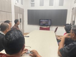 Jajaran Rutan Palu Mengikuti Pengarahan Dirjenpas Secara Virual