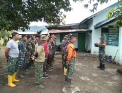 Satgas TMMD ke-124 Kodim 0107/Aceh Selatan Awali Pekerjaan Dengan Rutin Melaksanakan Apel
