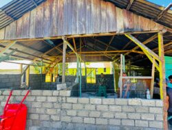 Satgas TMMD Kodim Masohi Bangun Rumah Warga Waraka