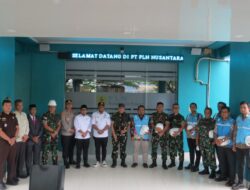 Dandim 0116/Nagan Raya Dampingi Pangdam Iskandar Muda di PLN Nusantara Powe Nagan Raya