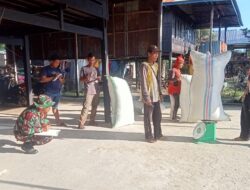 Yakinkan Harga Sesuai HPP, Babinsa Kodim 1404/Pinrang Dampingi Bulog Serap Gabah Petani
