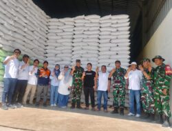 Dandim 1404/Pinrang Dampingi Tim Pengawas Bulog dalam Monitoring Gudang Bulog Di Kab. Pinrang