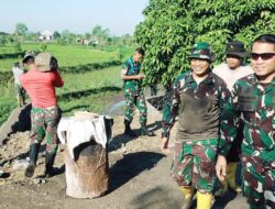 Pastikan Program Berjalan Lancar Dansatgas TMMD Ke-124 Turun Gunung