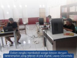 Meningkatkan Keterampilan Digital: Lapas Gorontalo Gelar Pelatihan Komputer untuk Warga Binaan
