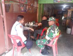 Perkuat Sinergi dan Ketahanan Sosial, Babinsa dan Bhabinkamtibmas Geumpang Jalin Komunikasi Aktif dengan Warga