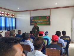 TMMD ke 124 Kodim 1502/Masohi Gelar Penyuluhan Bela Negara