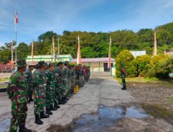 Dansatgas TMMD 124 Kodim 0107/Aceh Selaan Pimpin Apel Pagi, Tekankan Disiplin dan Semangat Tugas