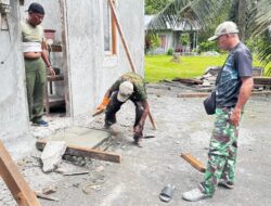 Ucapan Terima kasih Ibu Feronika kepada Satgas TMMD ke 124 Kodim 1502/Masohi