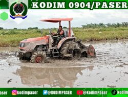 Koramil 0904-03/Longkali Dampingi Petani Guna Mendukung Percepatan Swasembada Pangan