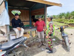 MELALUI GIAT KOMSOS BABINSA POS RAMIL TADU RAYA CIPTAKAN SITUASI YANG BAIK DENGAN WARGA BINAAN