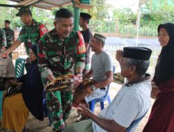 Wujud Kepedulian Dan Rasa Cinta Kepada Sesama, Dandim 1405/Parepare Pimpin Giat Baksos untuk Masyarakat Kurang Mampu