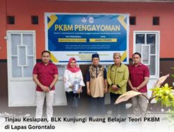 Tinjau Kesiapan, BLK Kunjungi Ruang Belajar Teori PKBM di Lapas Gorontalo