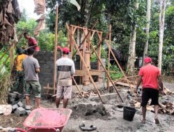 Progres Pembangunan 4 unit MCK capai 50%