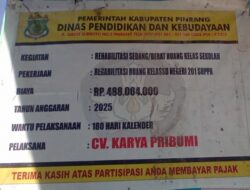 Pekerjaan Proyek Rehabilitasi Sekolah SDN 201 Kab. Pinrang, Terkesan Kerja Asal Jadi