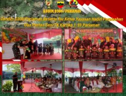 Dandim 0308/Pariaman Beserta Ibu Ketua Yayasan TK Kartika 1-59 Pariaman Hadiri Perpisahan Dan Pentas Seni