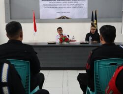 Tegas Berantas HALINAR, Kalapas Gorontalo Pimpin Rapat dan Geledah Blok Hunian