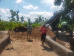 Usai Dikeruk, Jalan Baru Di Desa Bagu Masuk Tahap Pengurukan
