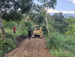 Pembukaan Jalan Baru di Desa Desa Jangkih Jawe Rampung 100 Persen